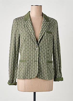 Blazer coupe cintrée vert VANILLA femme