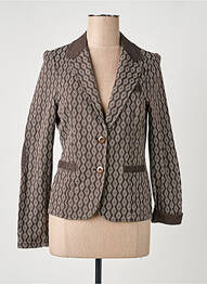 Blazer coupe cintrée marron VANILLA femme
