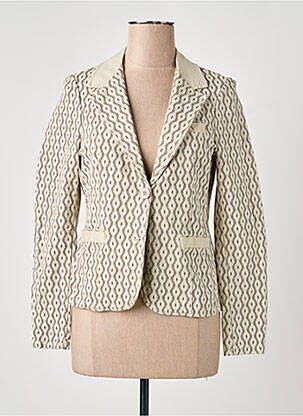 Blazer coupe cintrée beige VANILLA femme