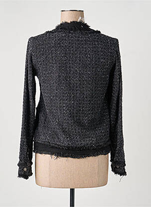 Veste casual coupe cintrée noir PLACE DU JOUR femme