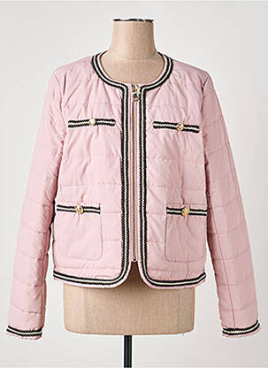 Doudoune poches sans capuche rose VANILLA femme