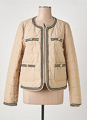 Doudoune poches sans capuche beige VANILLA femme