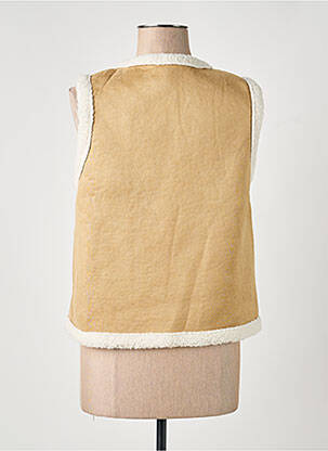 Gilet sans manche poches beige IN APRIL 1986 femme