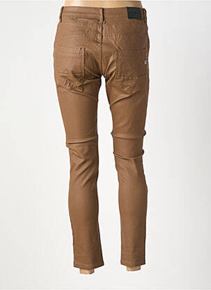Pantalon 7/8 poches marron PLACE DU JOUR femme