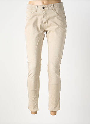 Pantalon slim poches beige ZAC & ZOE femme