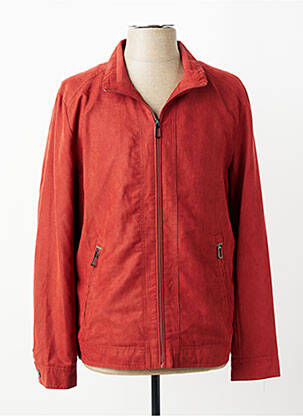 Veste casual poches orange REVER MILE homme