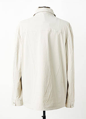 Veste casual poches beige REVER MILE homme