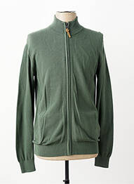 Gilet manches longues manches longues vert REVER MILE homme