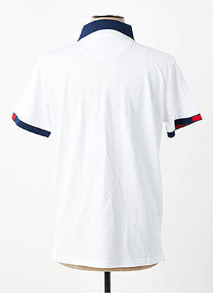 Polo stretch manches courtes blanc REVER MILE homme