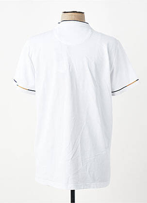 T-shirt coupe cintrée manches courtes blanc REVER MILE homme