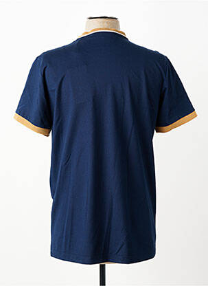 T-shirt coupe cintrée manches courtes bleu REVER MILE homme