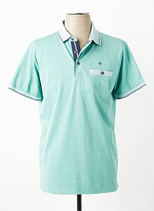 Polo stretch manches courtes vert REVER MILE homme