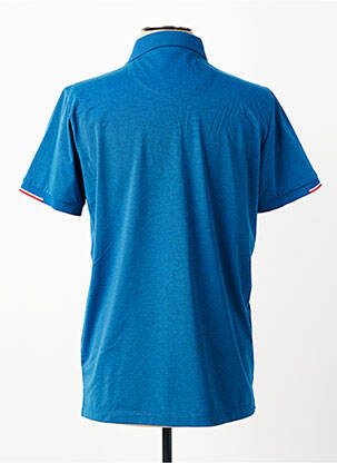 Polo stretch manches courtes bleu REVER MILE homme