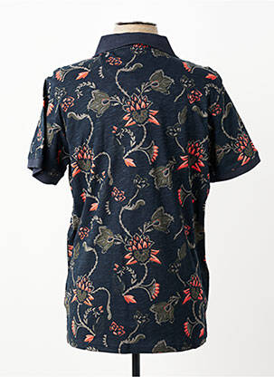 Polo tissage jersey manches courtes noir REVER MILE homme