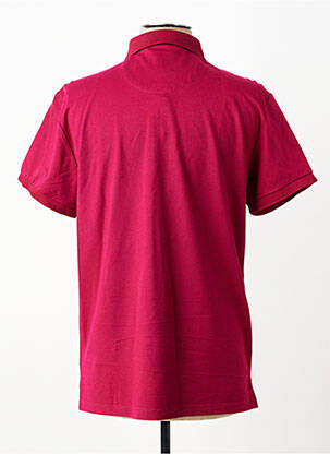 Polo stretch manches courtes rouge REVER MILE homme