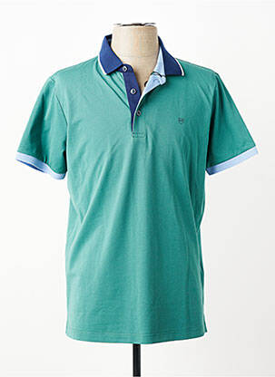 Polo stretch manches courtes vert REVER MILE homme