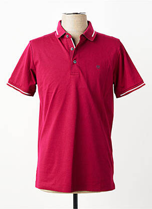 Polo stretch manches courtes rouge REVER MILE homme