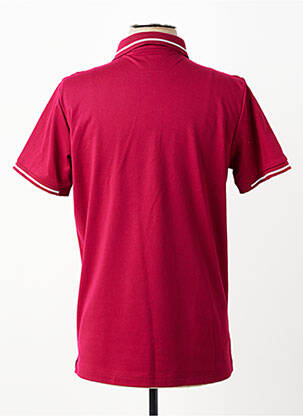 Polo stretch manches courtes rouge REVER MILE homme