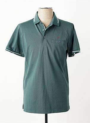 Polo stretch manches courtes vert REVER MILE homme