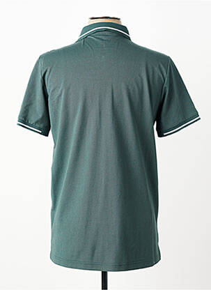 Polo stretch manches courtes vert REVER MILE homme