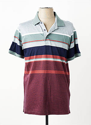 Polo tissage jersey manches courtes vert REVER MILE homme