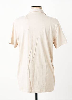 Chemise manches courtes coupe cintrée beige REVER MILE homme