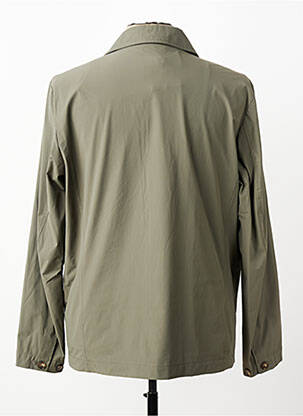 Veste casual fermeture boutonnée sur le devant vert REVER MILE homme
