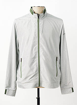 Coupe-vent poches sans capuche vert REVER MILE homme
