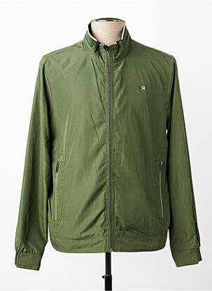 Coupe-vent poches sans capuche vert REVER MILE homme