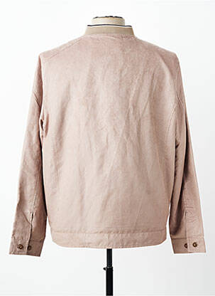 Veste casual resserrée sur le bas marron REVER MILE homme