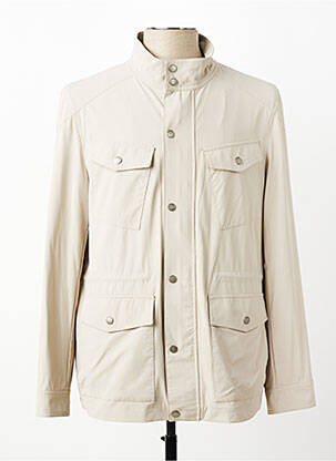 Parka manches longues sans capuche beige REVER MILE homme