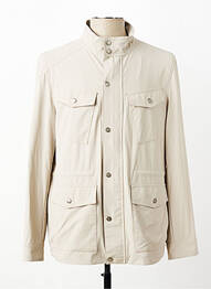 Parka sans capuche sans capuche beige REVER MILE homme