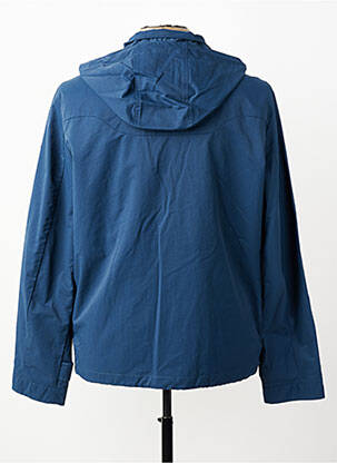 Coupe-vent poches a capuche bleu REVER MILE homme