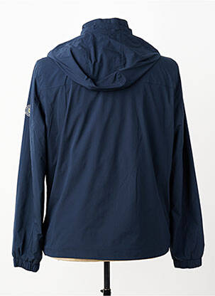 Coupe-vent finition intérieure doublure satiné a capuche bleu REVER MILE homme