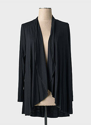 Gilet manches longues stretch noir AN II VITO femme