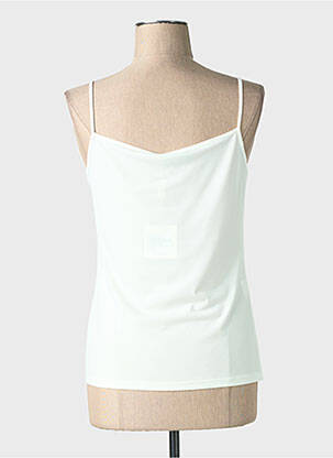 Top coupe cintrée fines bretelles beige EDAS femme