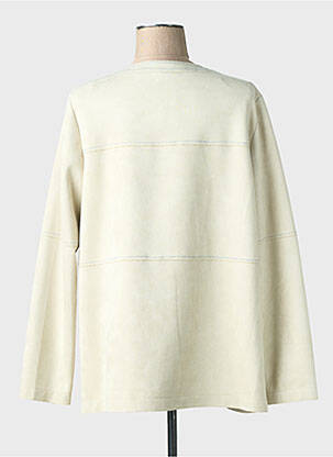 Veste casual epaulette beige REVER MILE femme