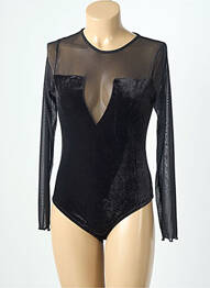 Body stretch manches longues noir JS MILLENIUM femme