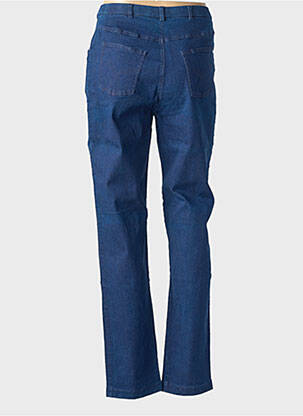 Jeans coupe slim poches taille haute bleu LEWINGER femme
