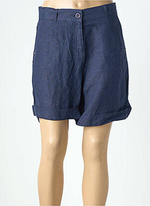 Short fermeture zippée sous rabat boutonné taille normale bleu SAINT JAMES femme