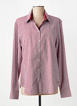 Chemisier coupe cintrée manches longues rouge SAINT JAMES femme