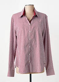 Chemisier coupe cintrée manches longues rouge SAINT JAMES femme