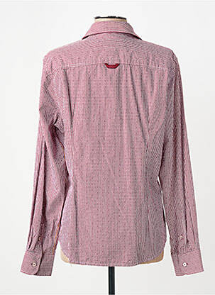Chemisier coupe cintrée manches longues rouge SAINT JAMES femme