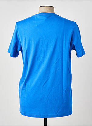 T-shirt coupe cintrée manches courtes bleu NEW ZEALAND AUCKLAND homme