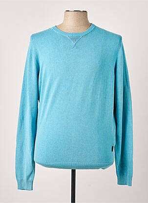 Pull stretch manches longues bleu FYNCH-HATTON homme