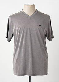 T-shirt coupe cintrée manches courtes gris MISE AU GREEN homme