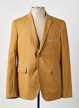 Blazer coupe cintrée marron BRUNO SAINT HILAIRE homme