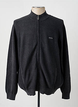 Gilet manches longues maille souple et aérée noir MISE AU GREEN homme