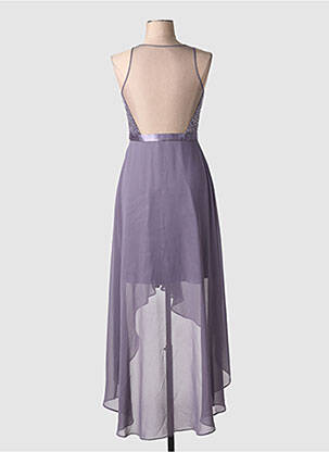 Robe longue sans manche sans manche violet VERA MONT femme