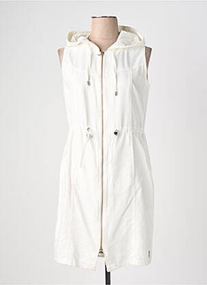 Robe courte sans manche sans manche blanc LIU JO femme